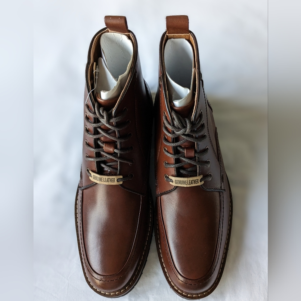 Dockers Brown Leather Boots (Size 8)